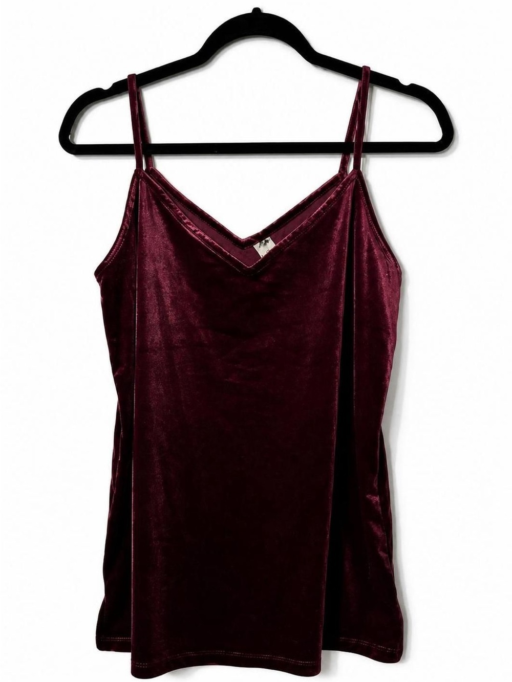 Old Navy Velvet V-Neck Cami in Wine